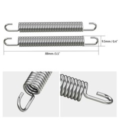 Motorcycle Header Heat Shield Pipe Springs for Yamaha YZ85, YZ125, YZ250, WR250Z