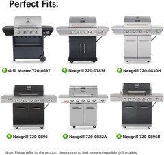 4 Pack Grill Heat Plate For Grill Master Grillmaster 720-0697,Nexgrill 720-0783E