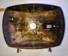 USED OEM Weber Grill BBQ Part Q120 Q 120 150-081-03 Bottom Shell 41669