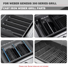 Genesis E310 Grill Replacement Parts 7621 Flavorizer Bars Parts 7524 Grill Grate