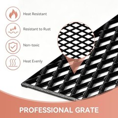 DGH450CRP Cooking Grates for Dyna-Glo Gril, Fits DGH450CRP-D 3PC-Grill Grates