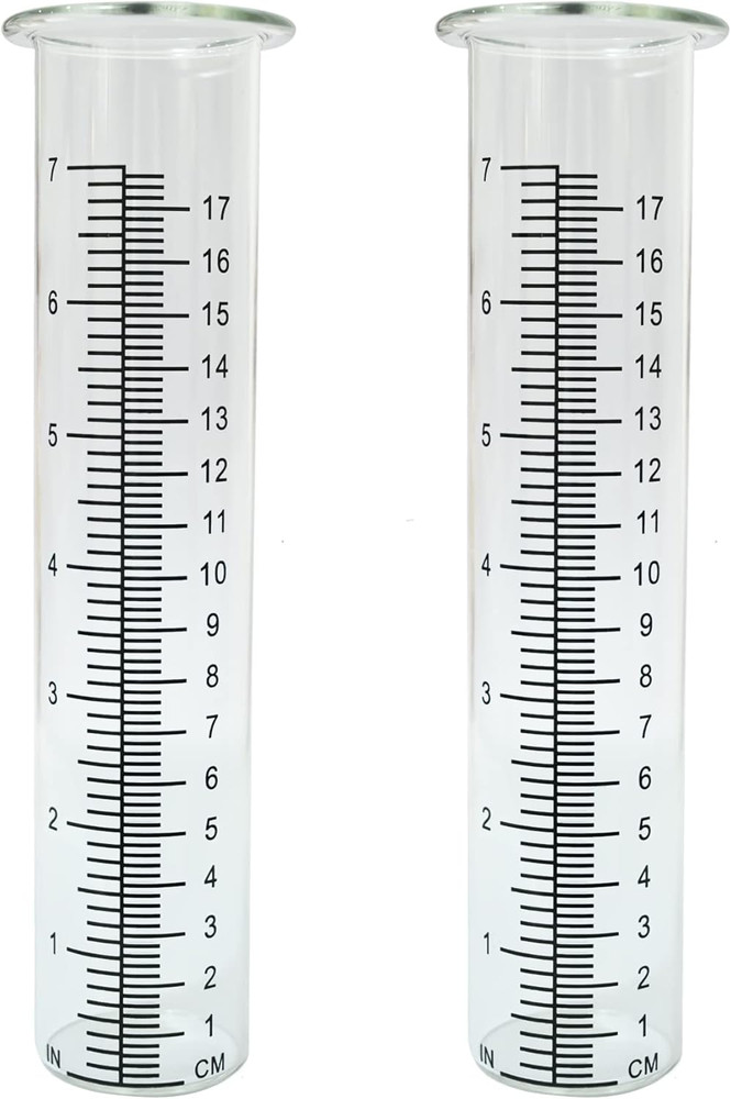 7″ Plastic Rain Gauge Replacement Tube, 8.25 X 2.25 X 1.75 Inches Cold Resistanc