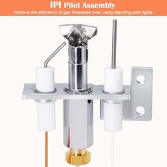 Natural Gas Pilot Assembly 385-510A for Heat-N-Glo, Quadra-Fire, Heatilator Fire