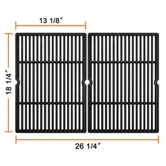 Grid Grate Replacement 18 1/4 x 13 1/8 for Charbroil, Coleman, Kenmore – 2 PCS