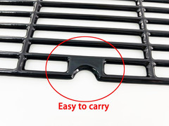 Parts DC121 16 7/8″ Polished Porcelain Coated Cast Iron Grill Grates