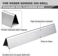 Genesis E-330 Grill Replacement Parts 4 Burners for Weber Genesis S-330 E-310 EP