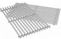 Criditpid 7637 304 Stainless Steel Grill Cooking Grates for Weber Spirit I & II
