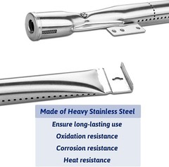 Stainless Steel Grill Burner Tubes Replacement for Nexgrill 720-0830H, 720-07…