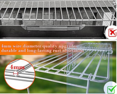 Grisun Griddle Warming Rack for Blackstone 28″ and 36″ Griddles – Adjustable