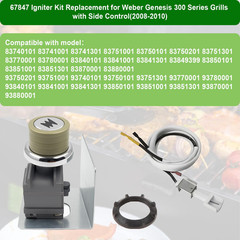 Igniter Kit for Weber Genesis 300 Series Grills E310 E320 EP310 2008-2010