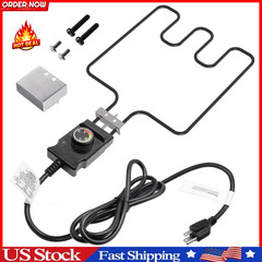 1500W Electric Smoker Grill Heating Element Replacement Part & Cord Controller