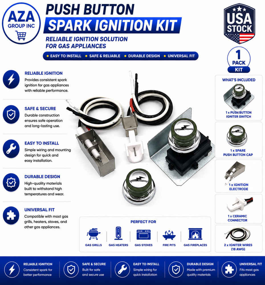1819-51 & 1836-32 Universal Igniter Kit for Weber Genesis & Spirit Grills with S