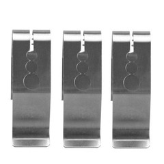 Stainless Steel Meat Probe Clip Holder 3pcs for iGrill For Maverick Probes
