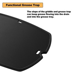 7582 Griddle Replacement Parts for Weber Q1200 Q1000 Q1400 Q120 Q140 Q100 Cas…