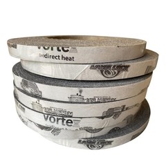 1/2″ x 1/8″ High Temp BBQ Gasket Smoker Seal Nomex Door Lid Self Stick Grey