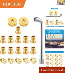 16-Piece High-Quality Brass Natural Gas Kit for Blackstone Griddles & Tailgaters
