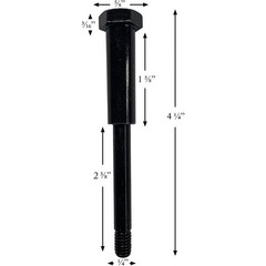 Z Grills Axle for 10002B/2E, and 550A Pellet Grills, ZG-HDW-034
