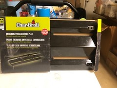 Char-Broil 7584545 Universal Fit Porcelain Heat Plate New
