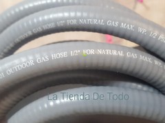 10′ FEET PROPANE NATURAL GAS FLEX HOSE 1/2 INCH FOR RV GRILL