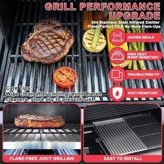 G362-2100-W1 Grill Emitter Plates for Charbroil Commercial Tru Infrared 46364231