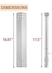 GR2210601-MM-00 14PC Burner Flame Tamer Kit for Members Mark 5-Burner Grill