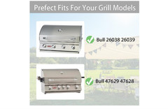 17-5/8″ Stainless Steel Heat Plate Shield for 4 5 7 Burner Gas Grill 4 Pack
