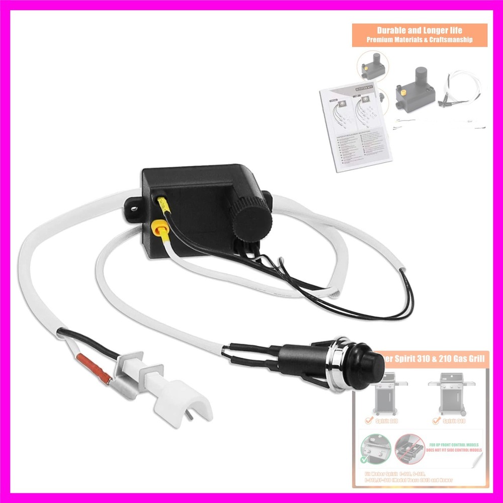 7642 Grill Igniter Button for Weber Spirit 210 & Spirit 310 Grill Models with…