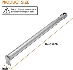 DELSbbq Tube Burner Replacement for Blackstone 36 inch Grill- B036 4-Pack Sta…