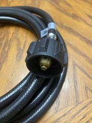 SHINESTAR 12FT Propane Hose Adapter with Gauge QCC-1/POL GA08 350PSIG Universal
