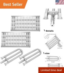 High-Performance Heat Diffuser Kit for DCS BBQ – Stainless Steel & Ceramic Rods