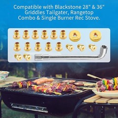 Gas Orifices Conversion Kit for Blackstone Griddles and Tailgater – 16 Piece