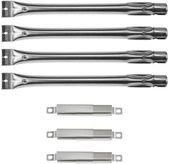 Grill Stainless Steel Burners 4pcs 14.75″ Crossover Tube Set for Kenmore BBQ Pro