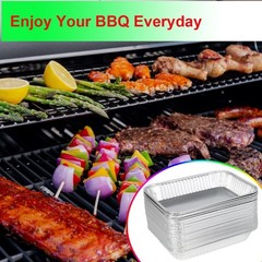 30Pack Grill Drip Pans Compatible for Weber 6415 Grills, Grease Pan Liners for W