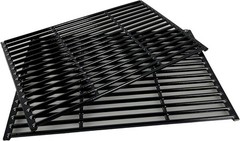 Grill Grates BBQ Grate Grid 19×25″ 2pcs Porcelain Coated Cast Iron Replacement