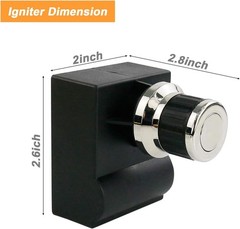 Grill Igniter Kit for Nexgrill 720-0882A – 5 Burner Grill, 720-0888 720-0888N…
