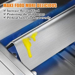 17.5 Inch SUS 304 Flavorizer Bars for Weber Genesis E-310, E-330 with Front Cont