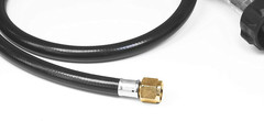 5 Feet 0-20 PSI Adjustable Propane Regulator Hose for QCC1 Tank Grill Burner