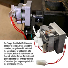 Upgraded Auger Motor Replacement for Traeger, Pit Boss and Camp Chef Wood Pellet