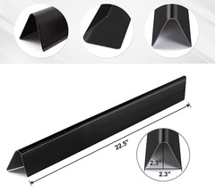22.5″ 7536 7537 Porcelain Flavorizer Bars for Weber Spirit 300 Side-Control 5Pk