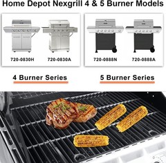 Grill Parts for Home Depot Nexgrill 720-0830H 720-0888 720-0888A Gas Grill, C…