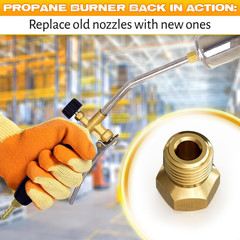 Natural Gas Orifice Conversion Kit – Propane Orifice Kit 10 Pcs Brass Jet Nozzle