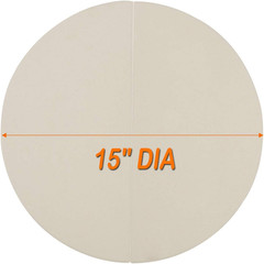 BBQ Future Ceramic Heat Deflector Plates for Kamado Joe Classic I, II, III, Big