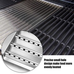 17″ Emitter Plates for 3-Burner Gas Grills, Compatible with Charbroil Models, In
