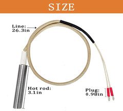 Replacement Igniter for 110V Green Mountain Daniel Boone and Jim Bowie Pellet Gr