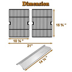 Grill Valueparts GBC1932L Grill Replacement Parts for Blue Rhino 3 Burner G17…