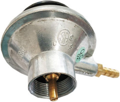 One Pound Propane Tank Low Pressure Adjustable Gas Regulator with 1/4” Barb Hose