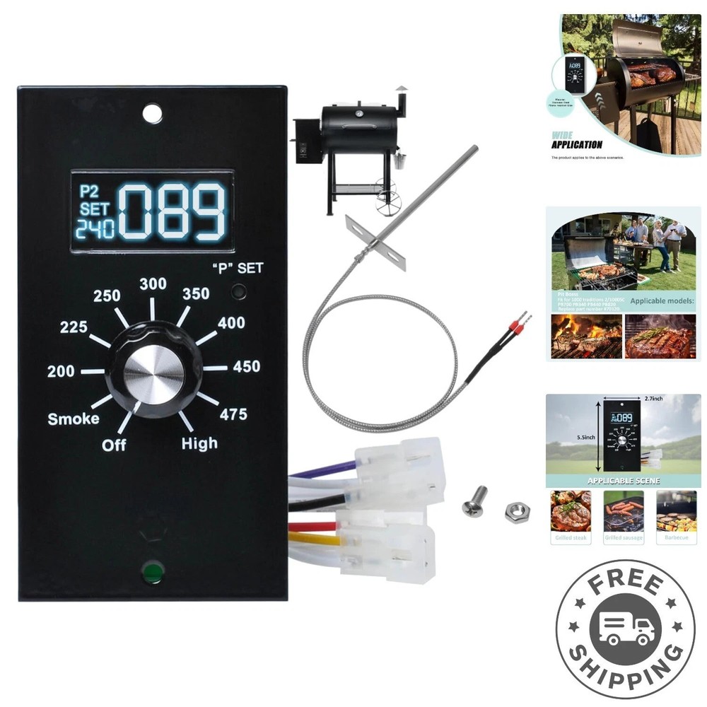 Upgrade Your Pit Boss Grill with Digital Control Board & Temperature Probe Kit
