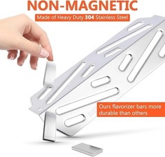 Stainless Heat Deflectors for Weber Genesis II/LX 400 Series, Genesis GS4 Grill