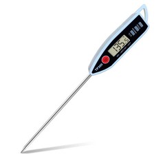 Digital Meat Food Thermometer for Candy Candle 23.1 x 2.5 x 1.5 cm, Black