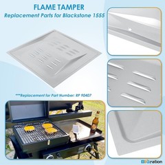 Flame Tamper Grill Parts for Blackstone Tailgater 1555, RP 90407 Heat Shield …